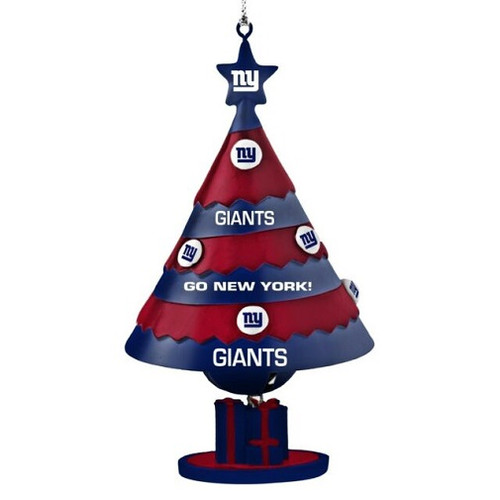 New York Giants NFL Tree Bell Ornament