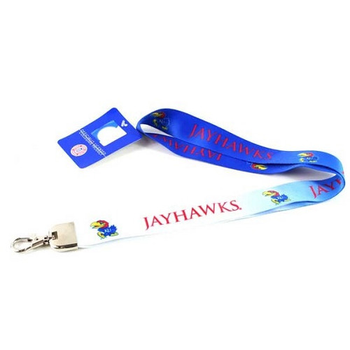 Kansas Jayhawks NCAA Ombre Lanyard