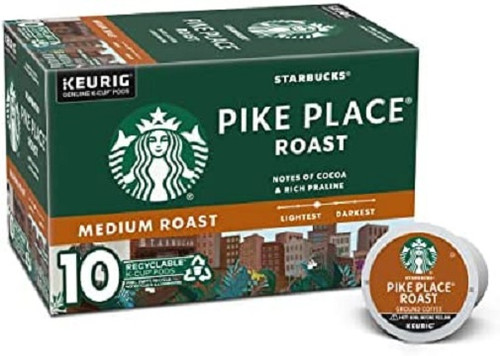 Starbucks Pike Place Roast Medium Keurig K-Cups