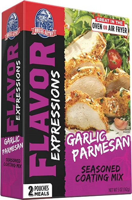 House Autry Flavor Expressions Garlic Parmesan Seasoned Coating Mix