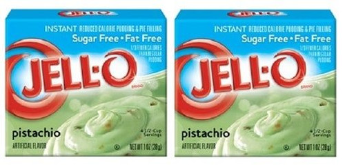 Jello Sugar Free Pistachio Instant Pudding & Pie Filling Mix 2 Pack
