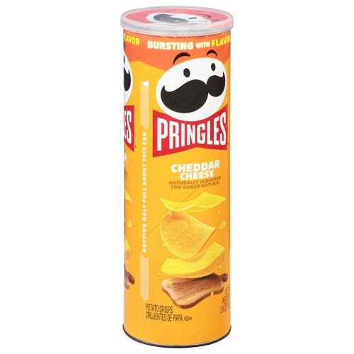 Pringles Cheddar Cheese Potato Crisps Chips