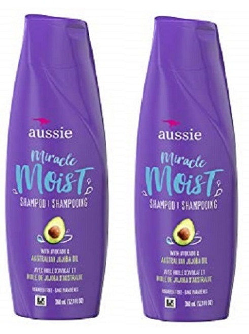 Aussie Miracle Moist Shampoo 2 Pack