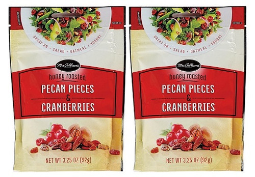 Mrs. Cubbisons Honey Roasted Pecan Pieces and Cranberries 2 Pack