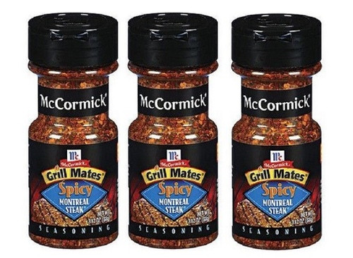 McCormick Grill Mates Spicy Montreal Steak Seasoning 3 Pack