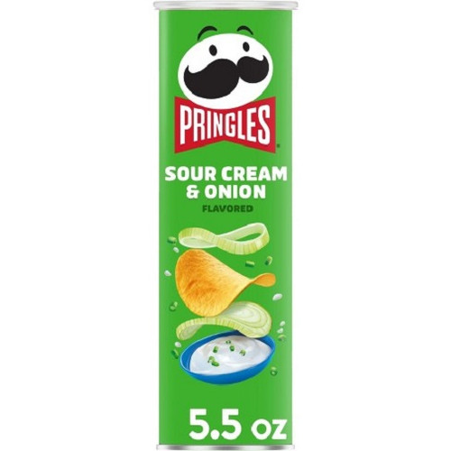 Pringles Sour Cream & Onion Potato Crisps Chips
