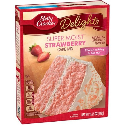 Betty Crocker Super Moist Strawberry Cake Mix