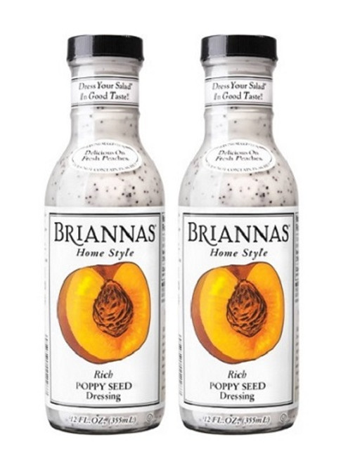 Briannas Home Style Rich Poppy Seed Dressing 2 Pack