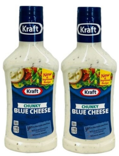 Kraft Chunky Blue Cheese Salad Dressing 2 Pack