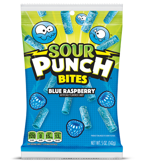 Sour Punch Blue Raspberry Bites