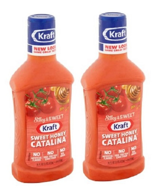 Kraft Sweet Honey Catalina Salad Dressing 2 Pack