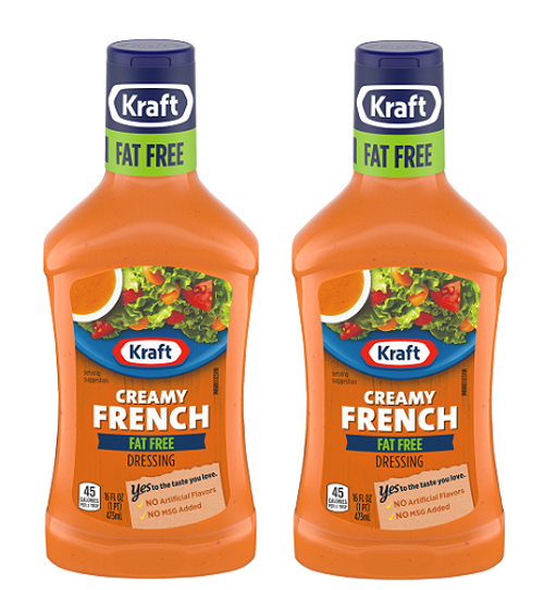 Kraft Fat Free Creamy French Salad Dressing 2 Pack