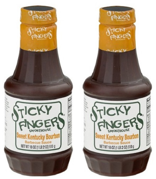 Sticky Fingers Sweet Kentucky Bourbon Barbecue Sauce 2 Pack