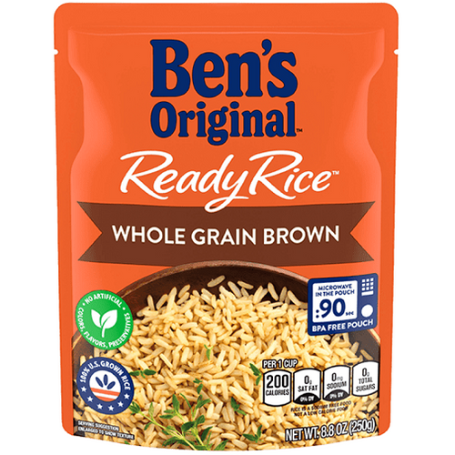Ben's Original Ready Rice Whole Grain Brown