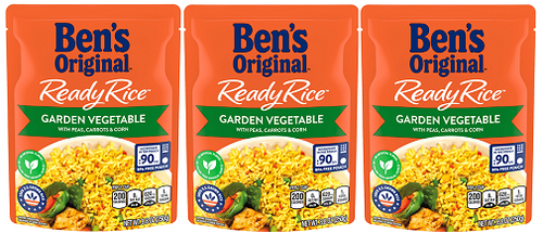 Ben's Original Ready Rice Garden Vegetable 3 Pack
