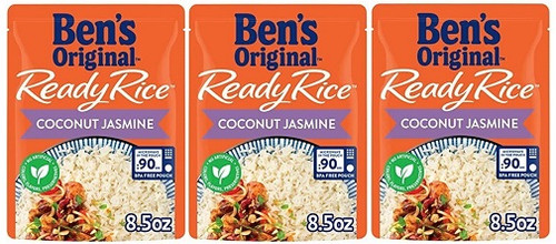 Ben's Original Ready Rice Coconut Jasmine 3 Pack