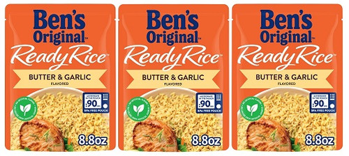 Ben's Original Ready Rice Butter & Garlic 3 Pack