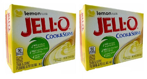 Jell-O Lemon Cook & Serve Pudding and Pie Filling 2 Pack