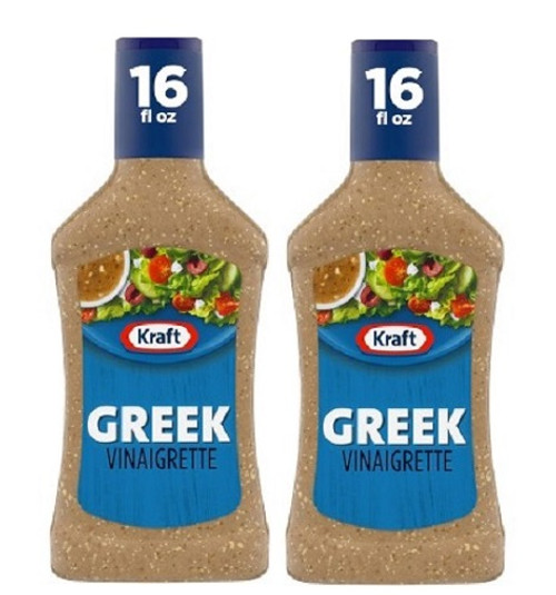Kraft Greek Vinaigrette Salad Dressing 2 Pack