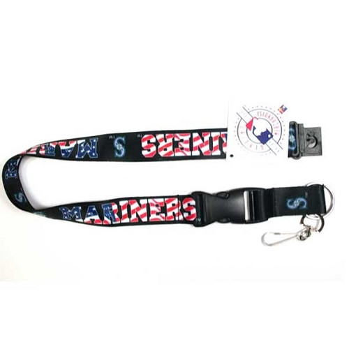 Seattle Mariners MLB Stars & Stripes Lanyard