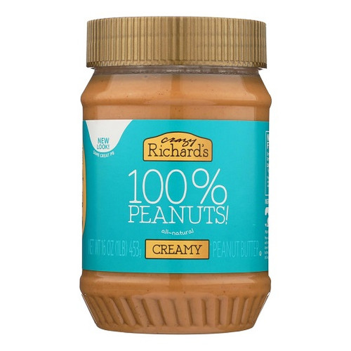 Crazy Richard's 100% Peanuts Natural Peanut Butter Creamy
