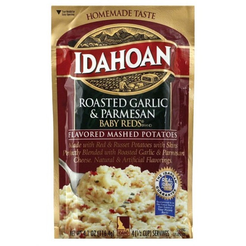 Idahoan Roasted Garlic & Parmesan Baby Reds Mashed Potatoes