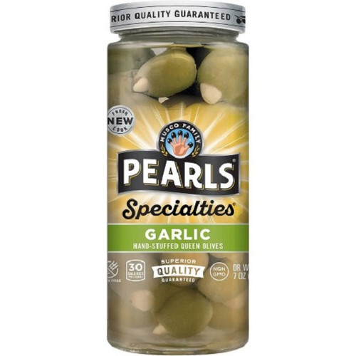 Pearls Specialties Garlic Stuffed Queen Olives