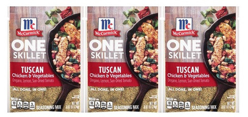 McCormick One Skillet Tuscan Seasoning Mix 3 Pack