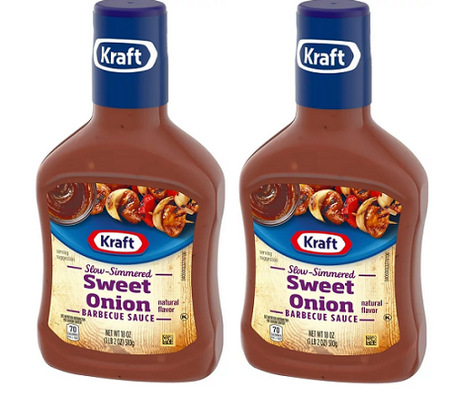 Kraft Sweet Onion Barbecue Sauce 2 Pack