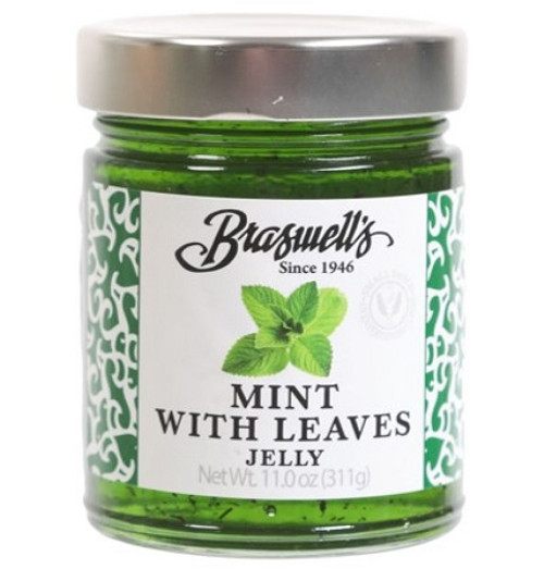 Braswell's Mint Jelly with Leaves
