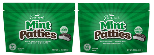 Pearson's Mint Patties Chocolate Covered Candy 2 Pack