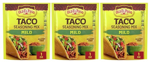 Old El Paso Mild Taco Seasoning Mix 3 Pack
