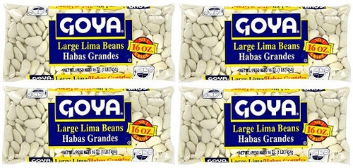 Goya Large Lima Beans/Habas Grandes 4 Pack