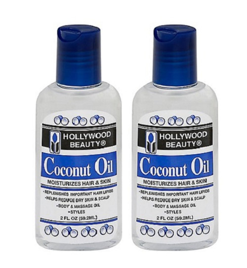Hollywood Beauty Coconut Oil 2 Pack