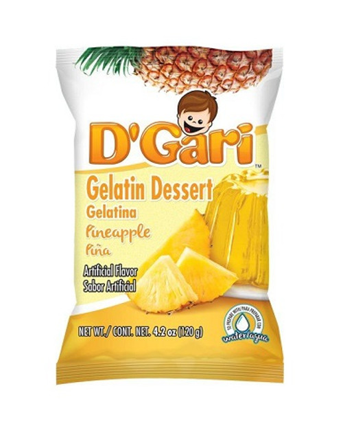 D'Gari Pineapple Gelatin Mix Pina Gelatina