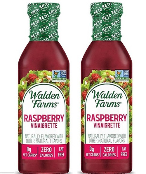 Walden Farms Raspberry Vinaigrette Calorie Free Dressing 2 Pack