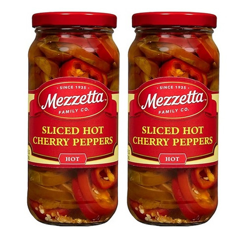 Mezzetta Sliced Hot Cherry Peppers 2 Pack