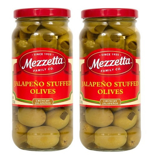 Mezzetta Jalapeno Stuffed Olives 2 Pack