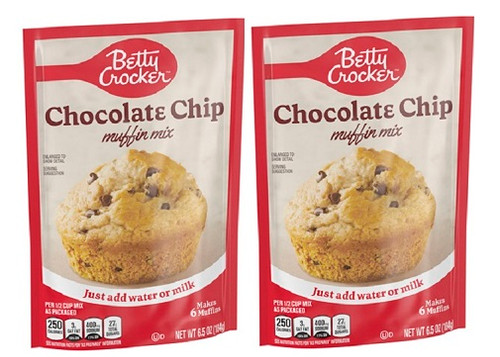Betty Crocker Chocolate Chip Muffin Mix 2 Pack
