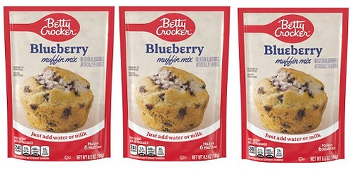 Betty Crocker Blueberry Muffin Mix 3 Pack