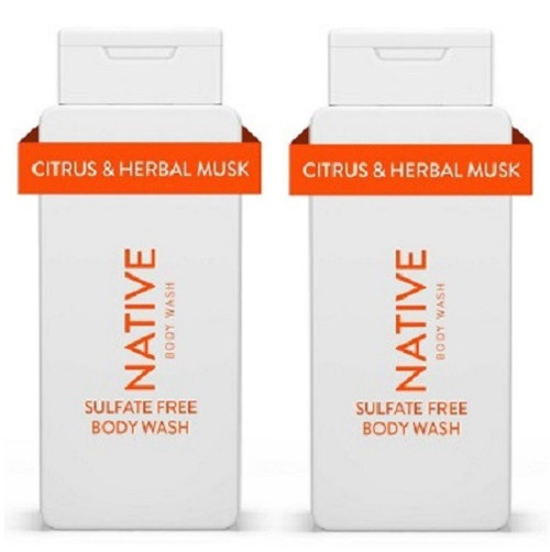 Native Citrus & Herbal Musk Body Wash 2 Pack