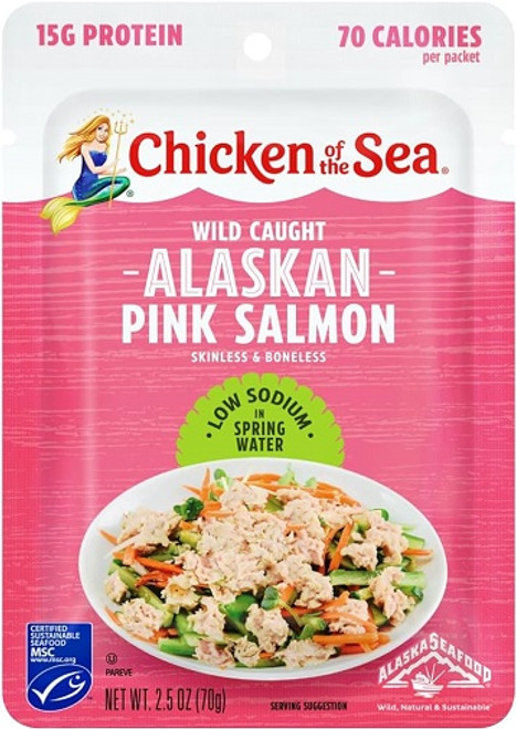 Chicken of the Sea Wild Caught Alaskan Pink Salmon Low Sodium