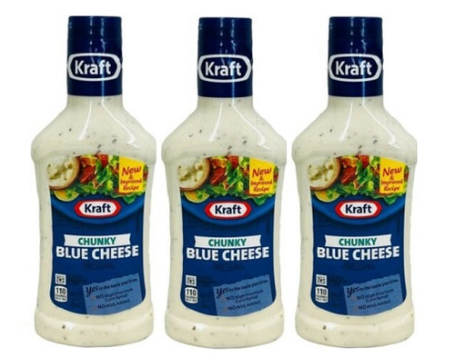 Kraft Chunky Blue Cheese Salad Dressing 3 Pack
