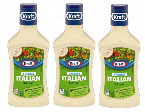 Kraft Creamy Italian Salad Dressing 3 Pack