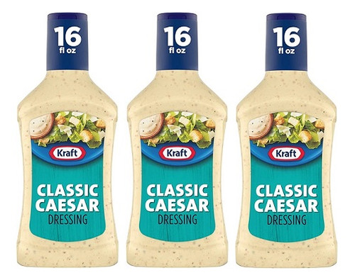 Kraft Classic Caesar Salad Dressing 3 Bottle Pack