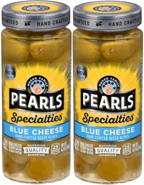 Pearls Specialties Blue Cheese Stuffed Queen Olives 2 Pack