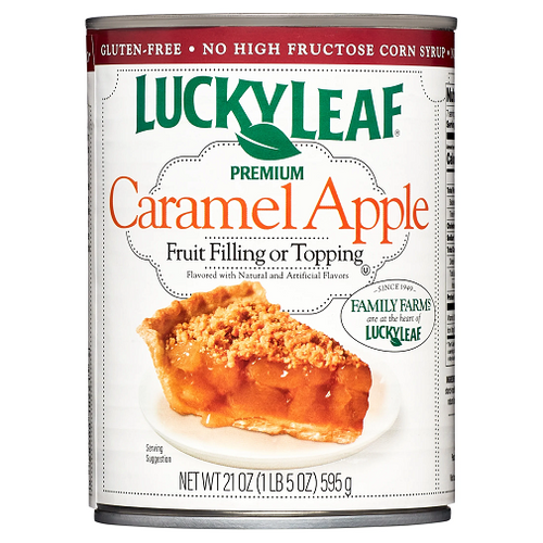 Lucky Leaf Premium Caramel Apple Fruit Filling or Topping