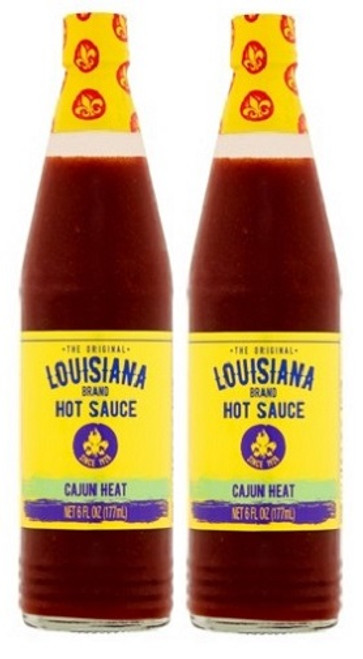 Louisiana Brand Cajun Heat Hot Sauce 2 Pack