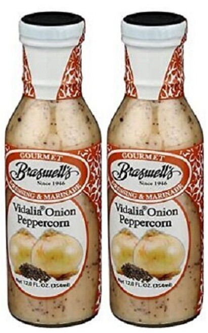 Braswell's Gourmet Vidalia Onion Peppercorn Dressing 2 Pack
