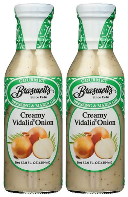 Braswell's Gourmet Creamy Vidalia Onion Dressing 2 Pack